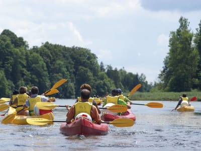 Kanuverleih auf der Ain im Jura