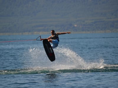 Wakeboarding session in Nafplio