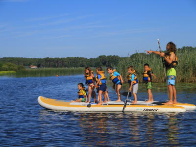 Stand Up Paddle Vermietung auf dem Mimizan See in den Landes