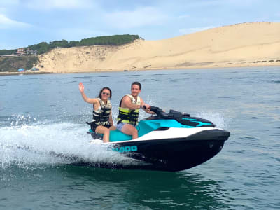 Excursiones en moto acuática por la bahía de Arcachon, cerca de Burdeos