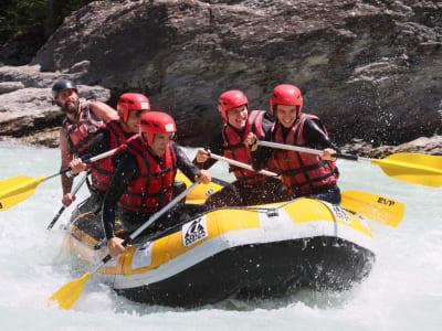 Rafting auf der Durance zwischen Rabioux und Embrun