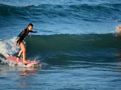 Cours de surf à La Canée, Crète