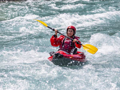 Rafting en el río Vorderrhein desde Versam, cerca de Ilanz