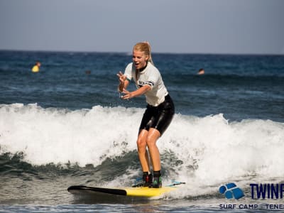 Surfen lernen in Adeje, Teneriffa