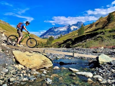 Electric mountain bike rental in La Grave, Alps