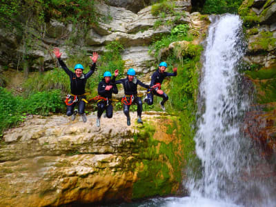 Canyon des Moules marinières dans le Vercors au sud de Grenoble