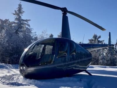 Helicopter Flight over the Laurentians from Mont-Tremblant, Quebec