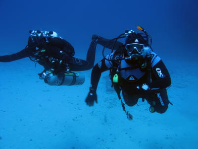 Plongée exploration à Nea Makri, à l'est d'Athènes