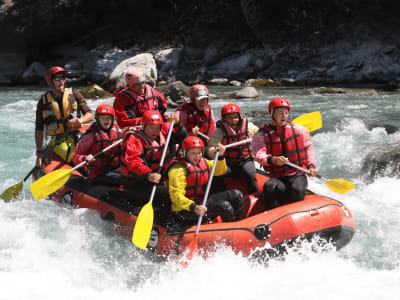Rafting down Drac River in Champsaur Valley