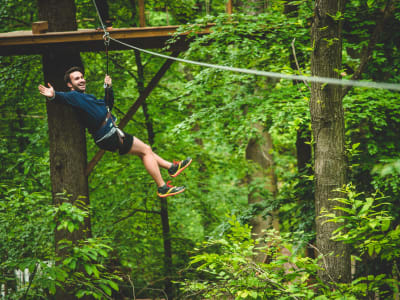 Canopy-Tour im Accrocamp Chartres