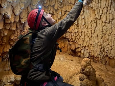 Caving in the Grands Causses area, near Montpellier