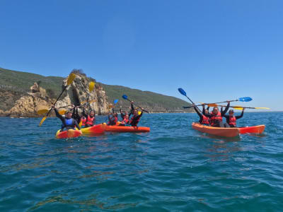 Excursión en kayak y snorkel en Arrábida, Lisboa