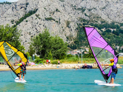 Leçon privée de planche à voile à Omiš