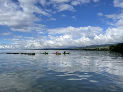 Excursion en kayak d'Allaman à Morges sur le lac Léman, Lausanne