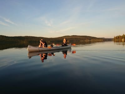 Canoe Day Tour in Swedish Lapland near Kiruna