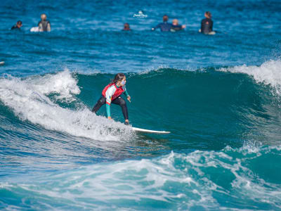 Surfen lernen in Playa de las Americas, Teneriffa