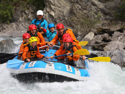 Découverte du rafting sur la Durance depuis Saint-Clément-sur-Durance, près d'Embrun