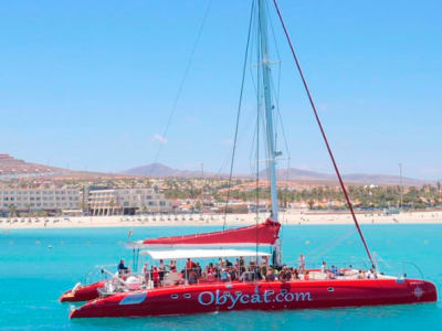 Katamaran-Ausflug in Caleta de Fuste, Fuerteventura, auf den Kanarischen Inseln