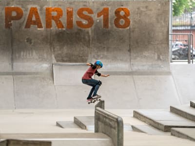 Skateboarding-Kurs in Paris, Skatepark EGP 18