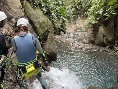 Canyoning in Bourseau near the Cousteau reserve