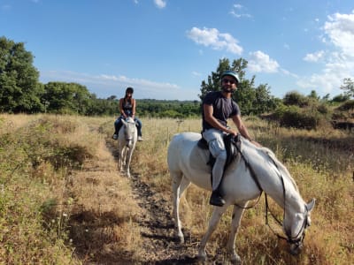 Randonnée à cheval à Monte Ilice, près de l'Etna, en Sicile