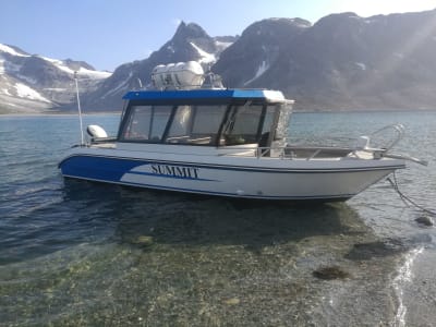 Bootstour zum Aputsiaq-Gletscher von Tasiilaq, Grönland