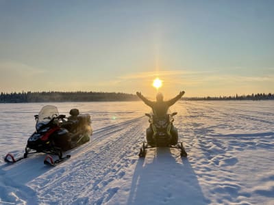 Half-Day Snowmobiling Excursion in Arctic Nature near Kiruna