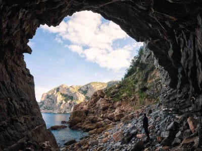 Hiking excursion in La Cala Abandonada, Ibiza