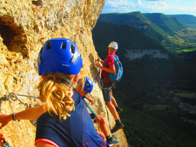 Boffi Klettersteig-Parcours, in der Nähe von Millau