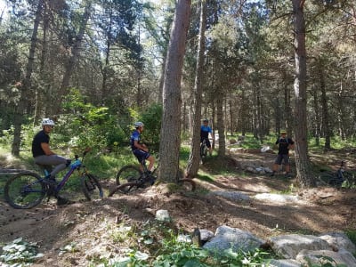 Bicicleta eléctrica de montaña en Les Angles