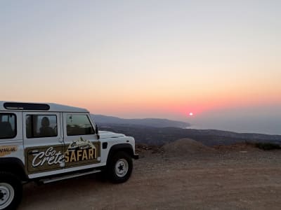 Safari en jeep au coucher du soleil depuis Malia, Crète