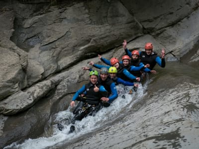 Excursión de barranquismo Chli Schliere en Alpnach, cerca de Lucerna