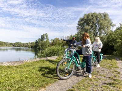 Excursion à vélo électrique patrimoine et châteaux du Parc du Vexin