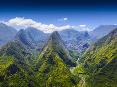 Hike in the Cirque of Mafate, Reunion Island