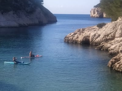 Guided Stand-Up Paddle Excursion in the heart of the Calanques National Park, Cassis