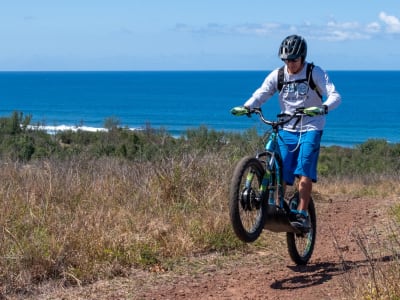 Tour en bicicleta eléctrica todo terreno en Etang Salé, Isla de la Reunión