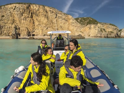 Excursión en lancha rápida por el Parque Natural de Arrábida, cerca de Lisboa