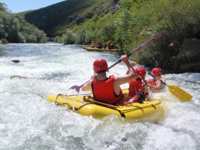 Excursion en rafting sur la rivière Cetina au départ de Split