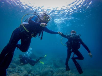 Discover Scuba diving in Almyrida Beach near Chania, Crete