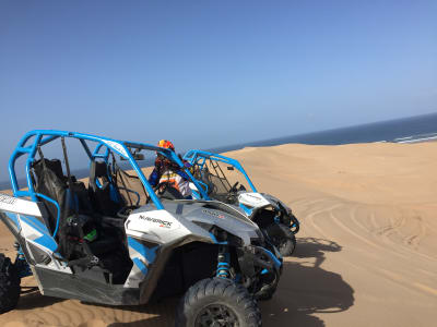 Buggy between ocean and mountains in Agadir / Taghazout