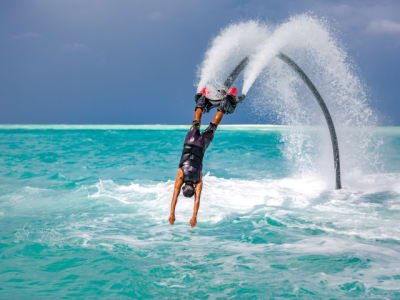 Flyboarding at Tsampika Beach in Rhodes