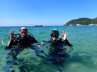 Entdecken Sie das Tauchen in Praia Do Creiro, nahe Lissabon