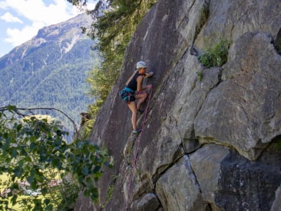 Family Rock Climbing Day in the Ötztal Valley, near Innsbruck