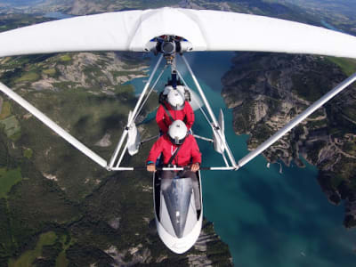 Microlight first flight from Barcelonnette