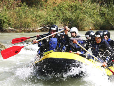 Descente en rafting de la rivière Genil à Benameji