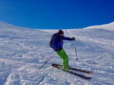 Backcountry Skiing down the Vallée Blanche, Chamonix