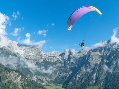 Thermal CLASSIC PLUS Tandem paragliding flight from Bischling, Werfenweng, Austria