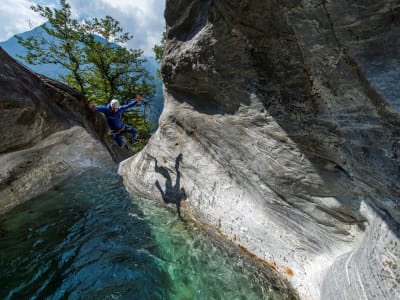 Canyon de Boggera dans la région du Tessin