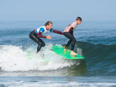 Surfing lessons in Moliets et Maa in Landes