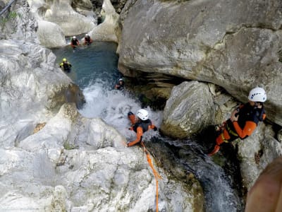 Canyoning at Guadalmina Gorge in Benahavís near Marbella